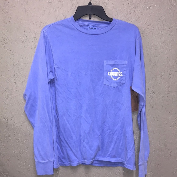 Oklahoma State Cowboys Once A Cowboy Always A Cowboy Long Sleeve Tee NWT S - Picture 3 of 5